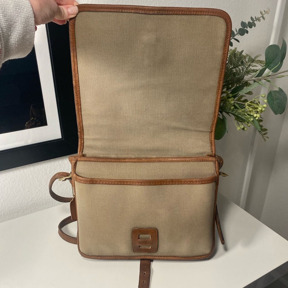 Coach Vintage 1970’s-80’s RARE Twill Shoulder Bag - Picture 4 of 16